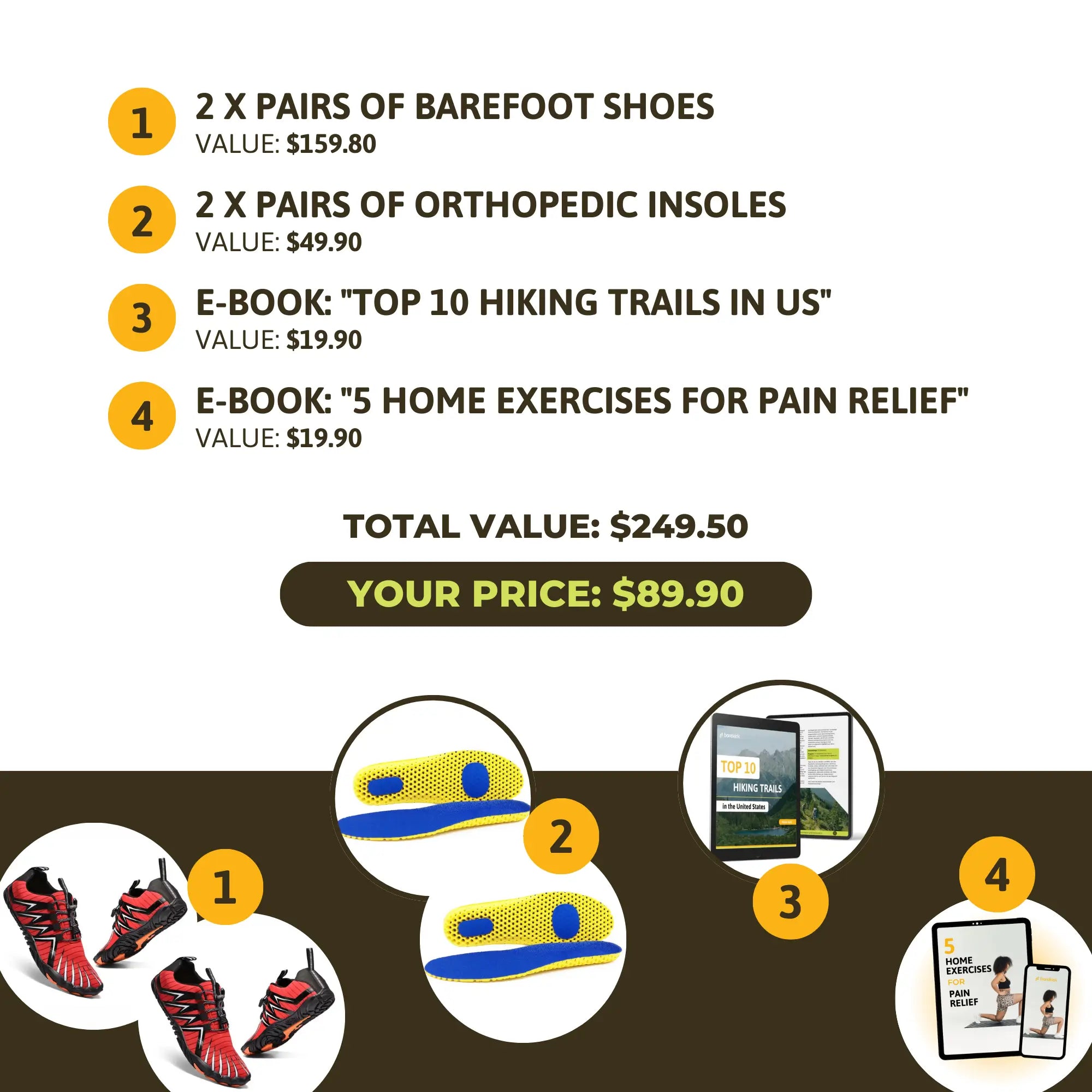 Barekick Explorer - Healthy & Non-Slip Barefoot Super Bundle