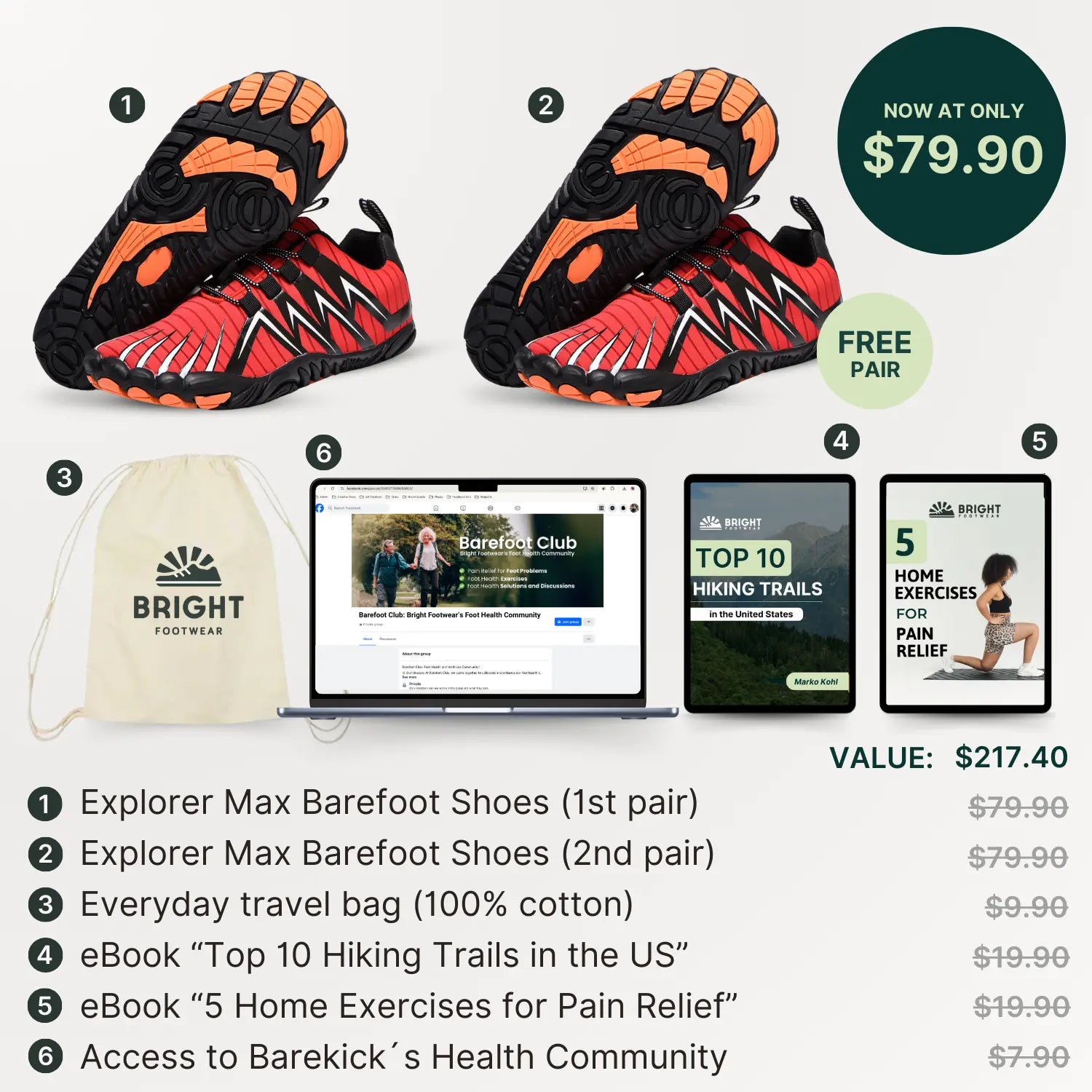 Explorer Max - Non-Slip & Ultra-Light Barefoot Shoes (BOGO)