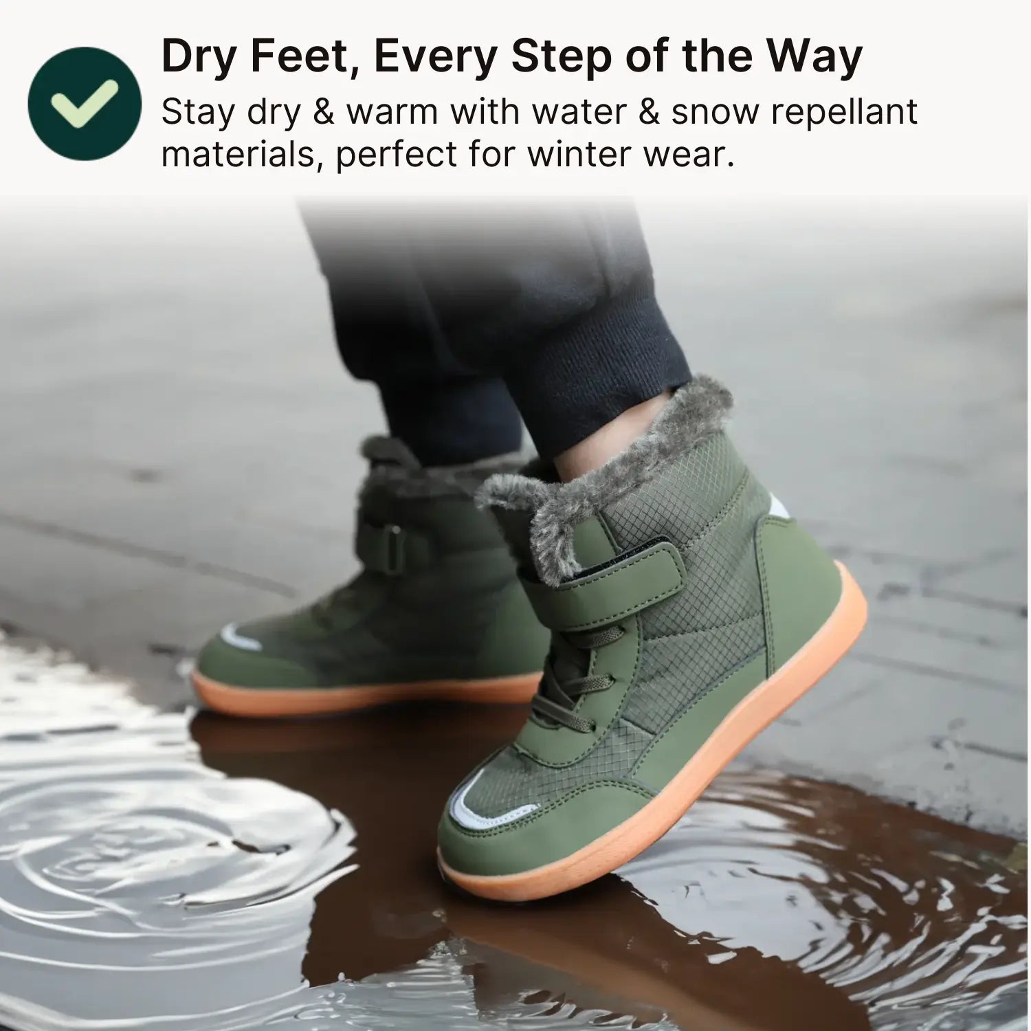 Frostline Kids - Warm & water-repellent kids barefoot shoes (3 - 15 Years) (BOGO)