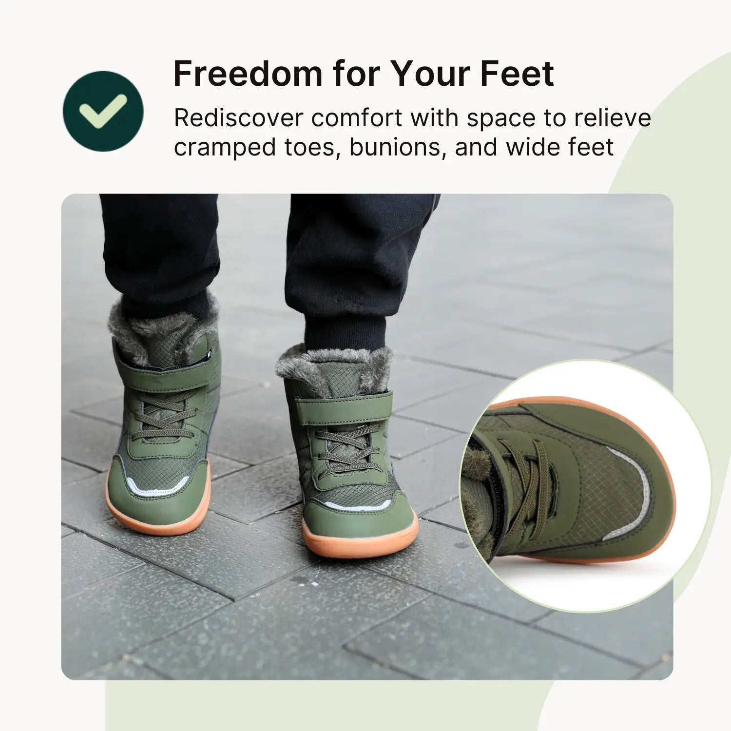 Frostline Kids - Warm & water-repellent kids barefoot shoes (3 - 15 Years) (BOGO)