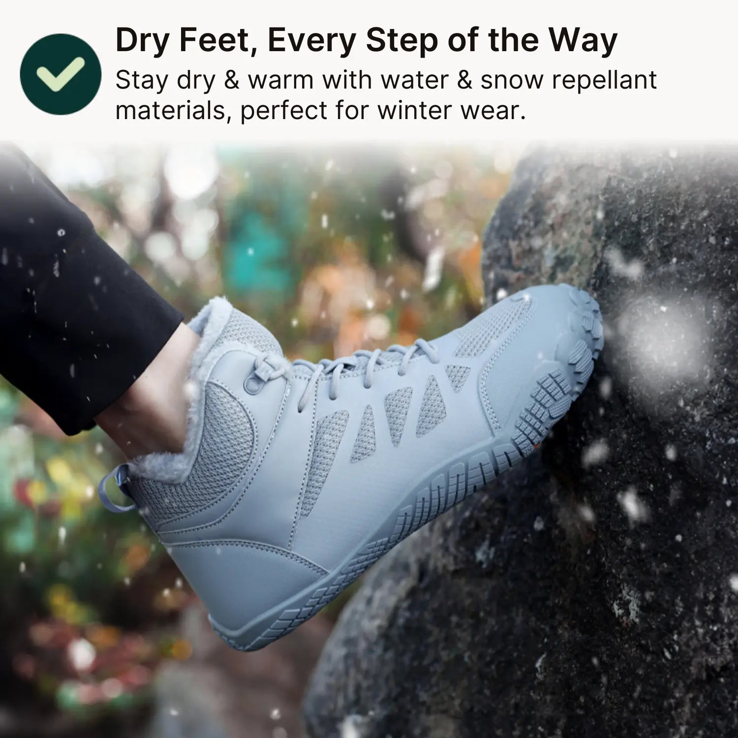 Frostline Max - Warm and water-repellent barefoot shoes (BOGO)