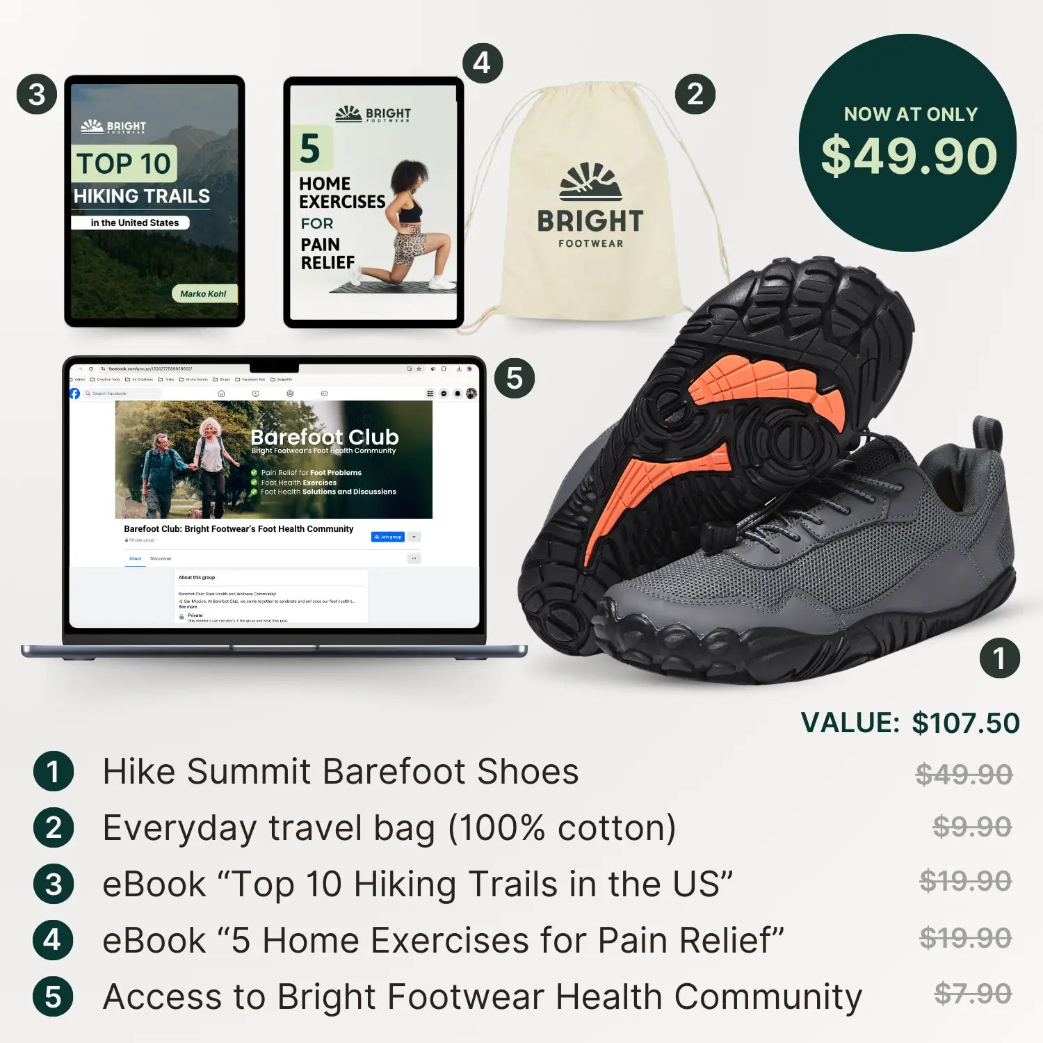Hike Summit - Non-Slip Spring Barefoot Shoes (Unisex)