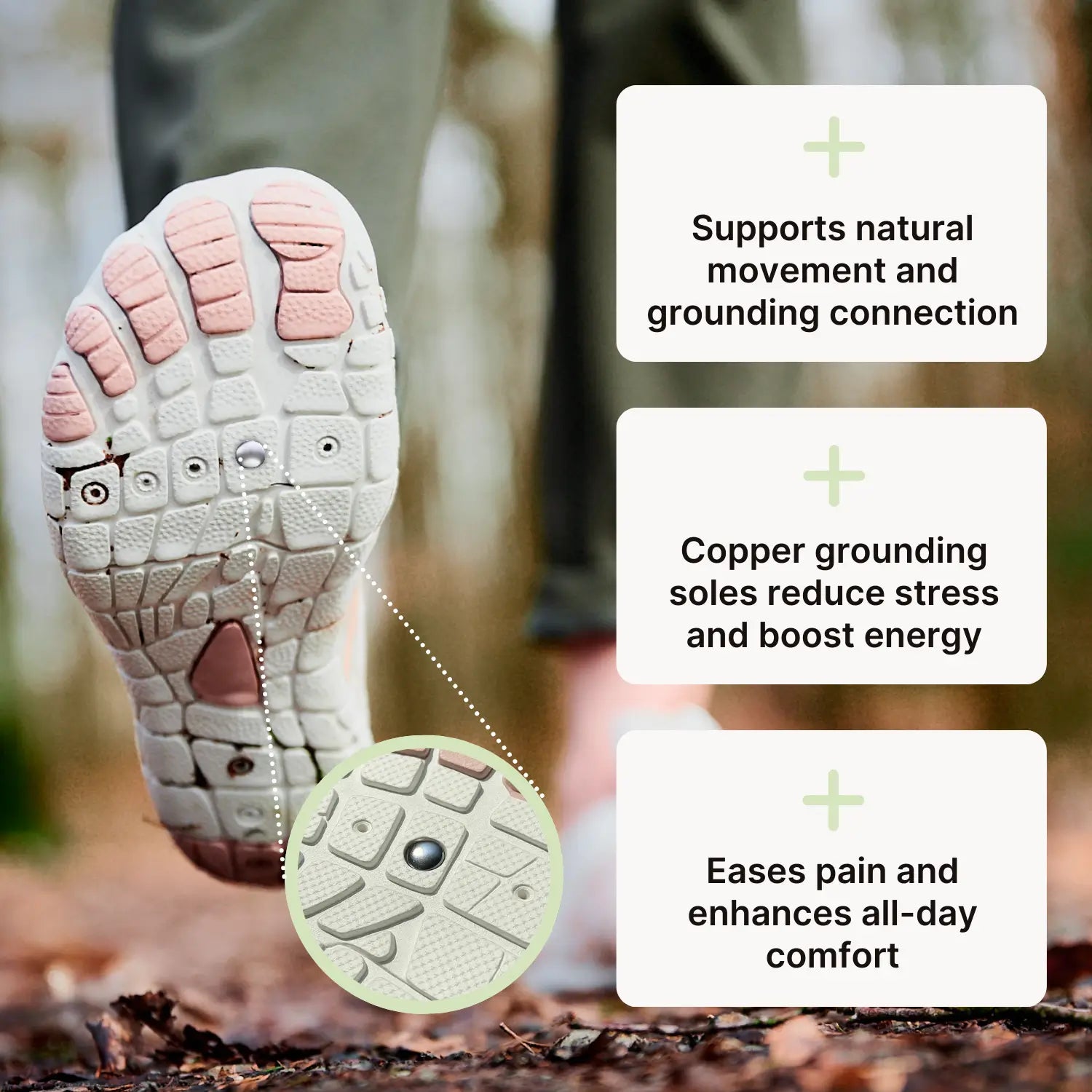 Motion Ground™ – Copper-Grounded Barefoot Shoes for Natural Balance (Unisex)
