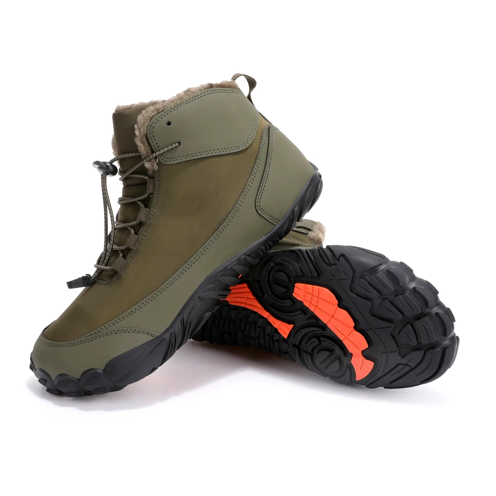 Polaris HydroTex™ – 99.7% Waterproof & Anti-Slip Winter Barefoot Shoes with Cozy Fleece Lining (Unisex)