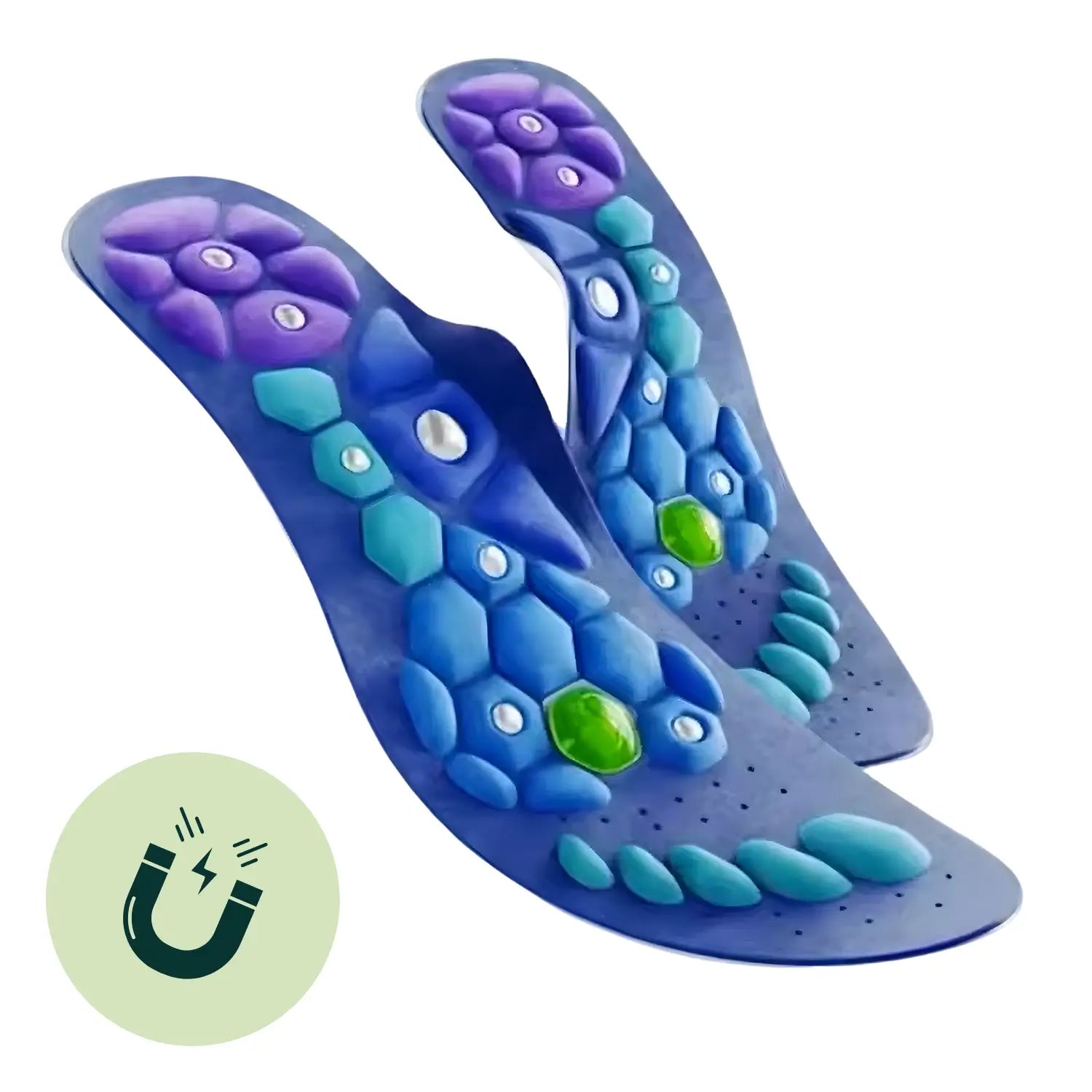 Advanced Magnetic Insoles - Reduce Pain by Stimulating Acupressure Points