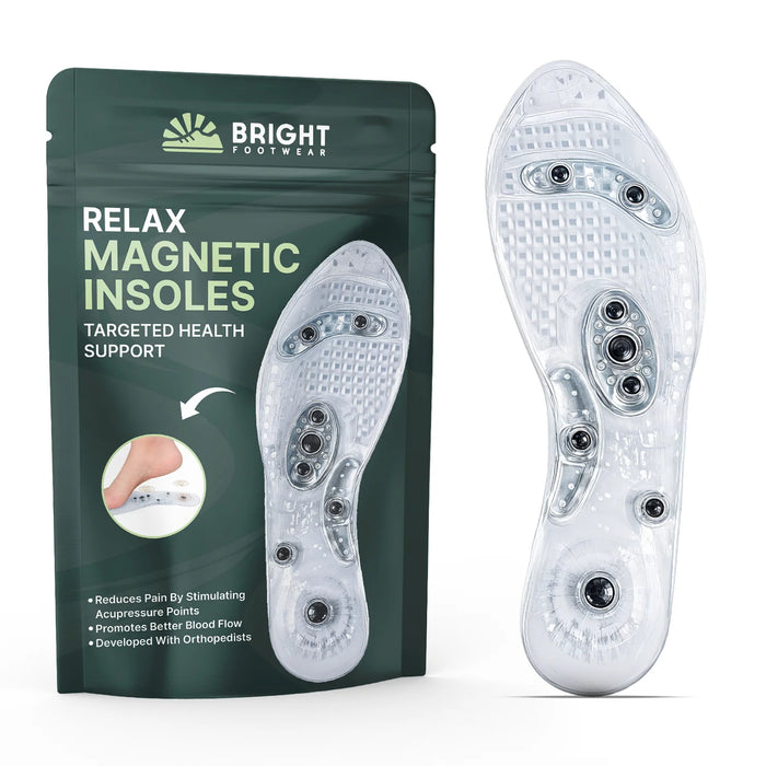 Relax Magnetic Insoles - All-Day Massage & Energy (Unisex)