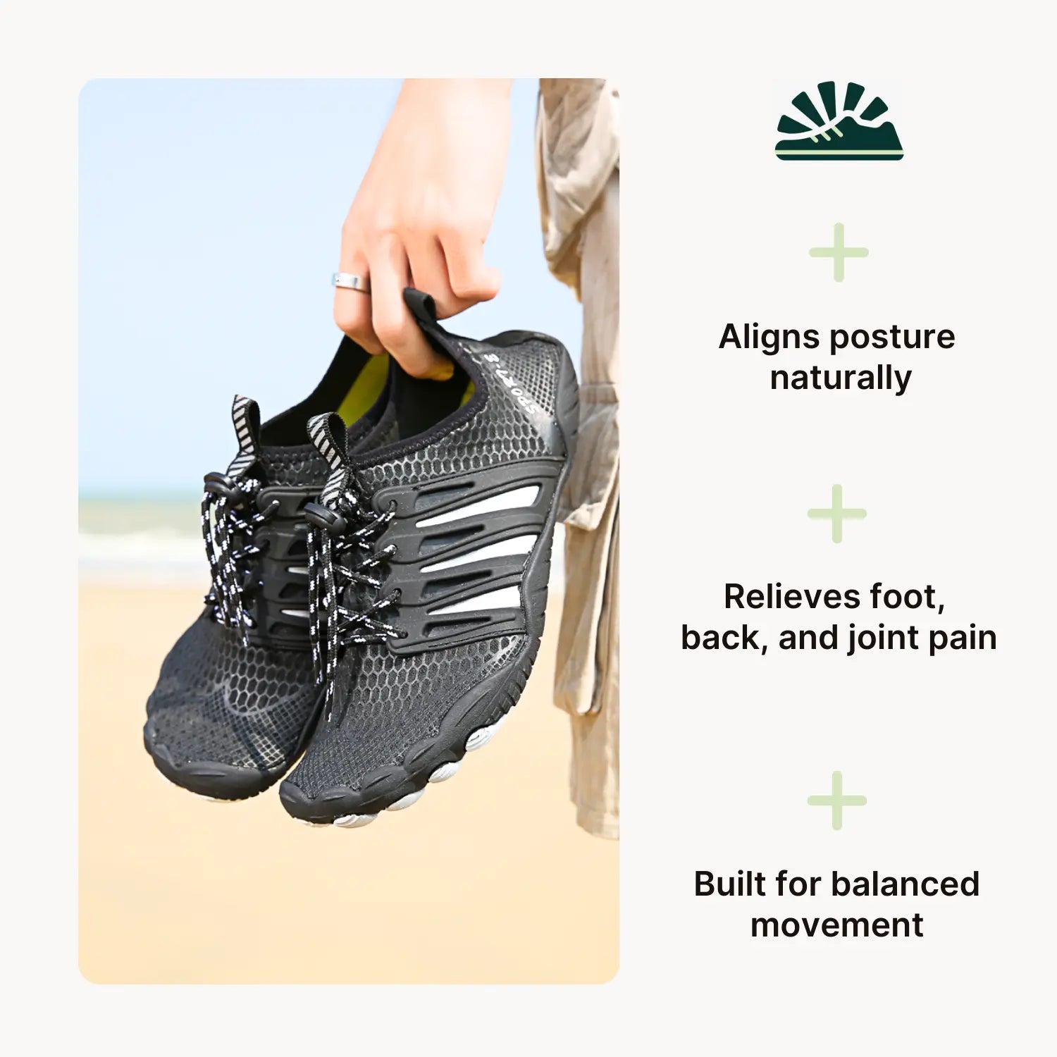 Denton - Healthy & non-slip daily barefoot shoes (Unisex)