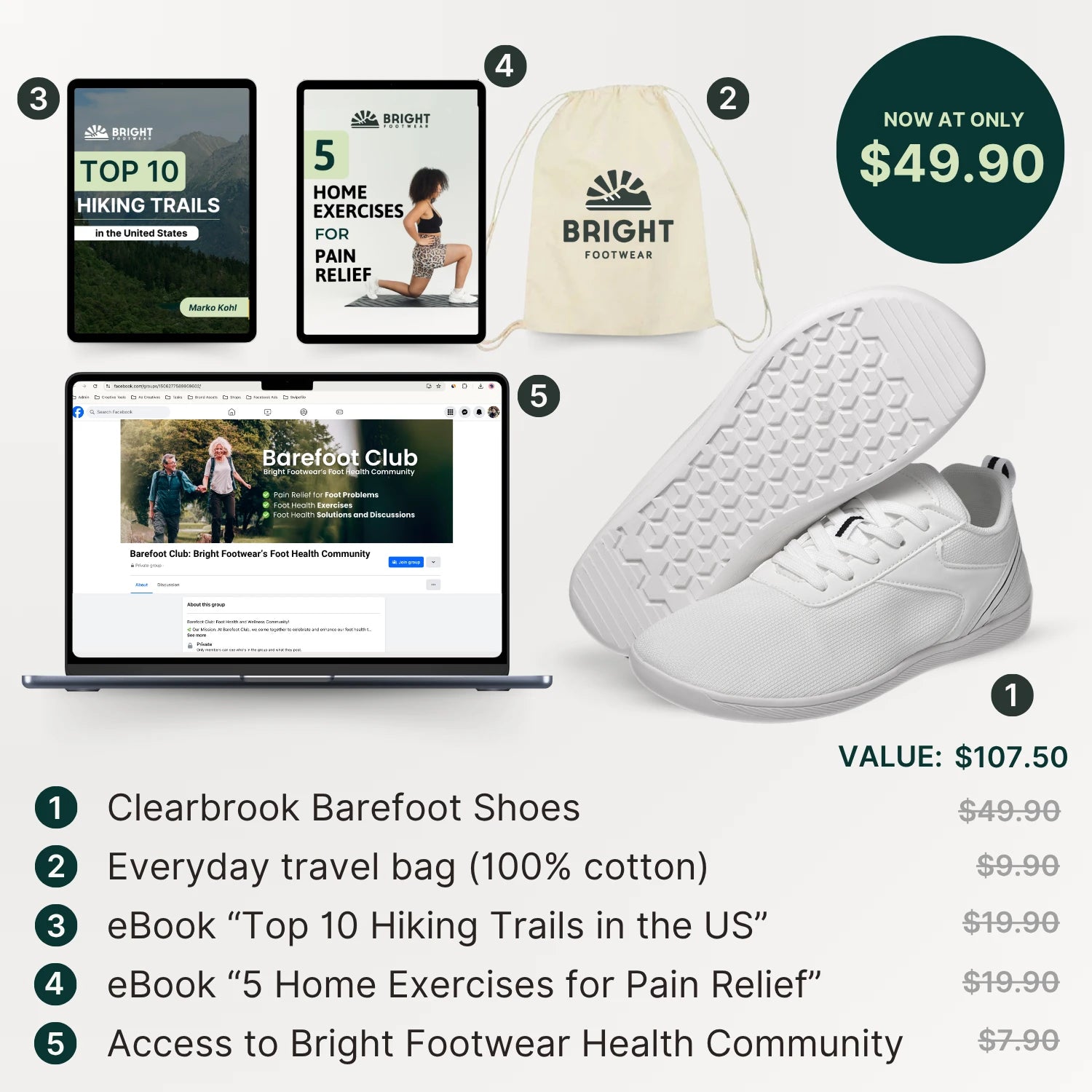 Clearbrook - Sneaker Barefoot Shoes (Unisex)