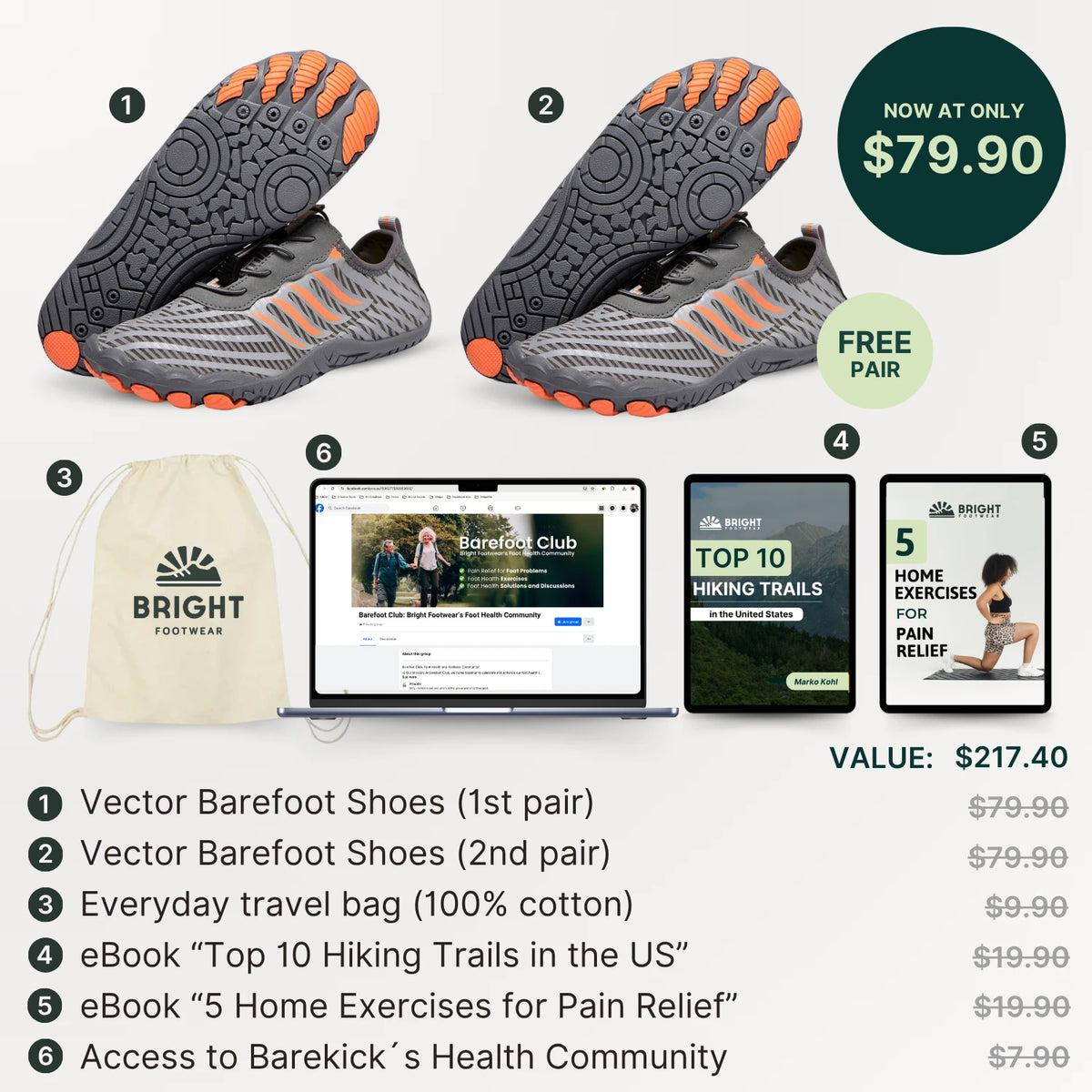 Vector - Ultra-Thin Barefoot Shoes for Natural Movement (BOGO)