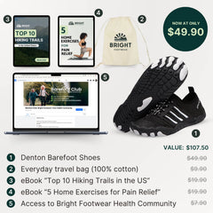 Denton - Healthy & non-slip daily barefoot shoes (Unisex)