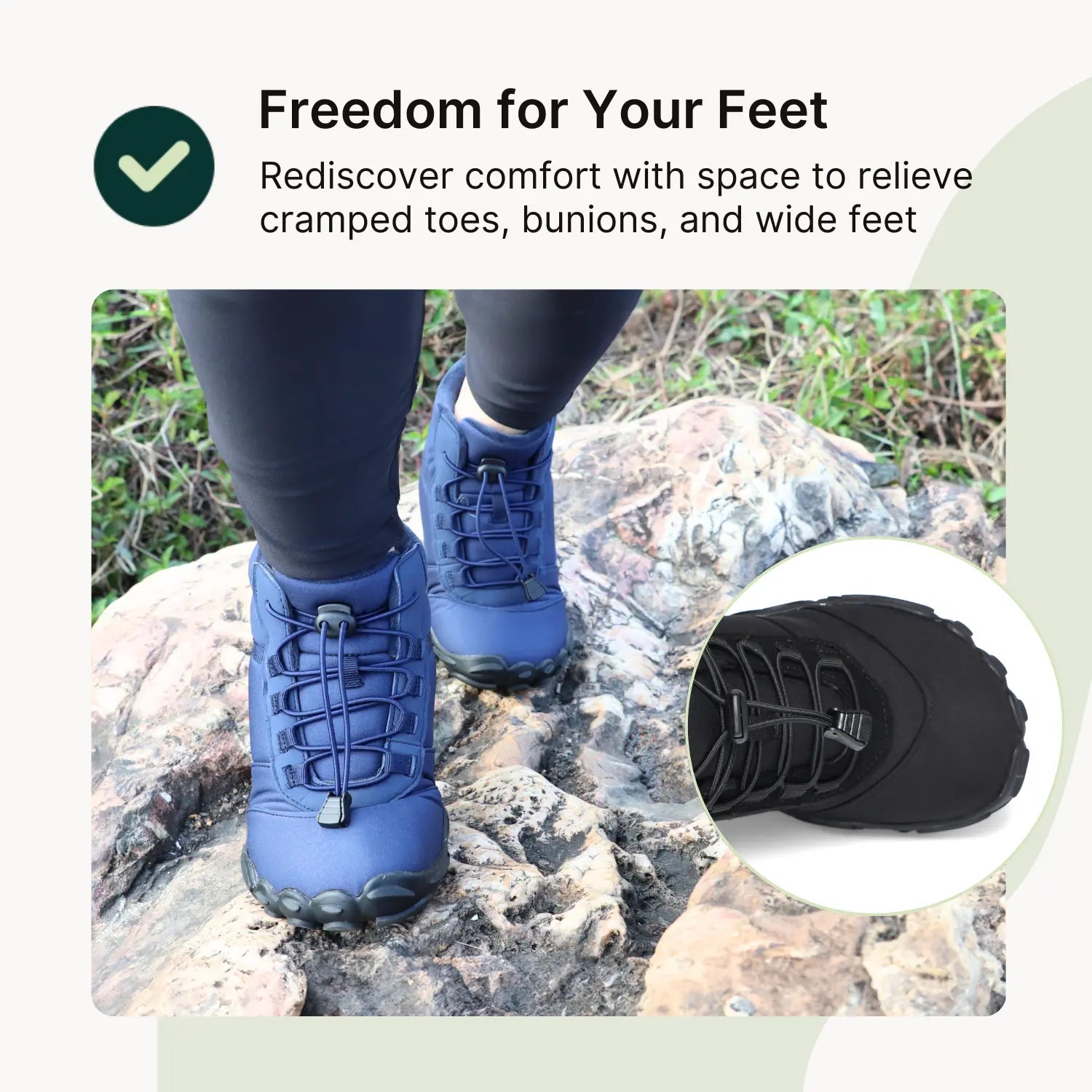 Polar - Non-slip & water-resistant winter barefoot shoes (Unisex)