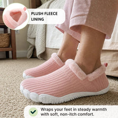 Nook – Cozy Fleece-Lined Barefoot Slipper, Non-Slip for Indoor & Outdoor