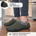Nook – Cozy Fleece-Lined Barefoot Slipper, Non-Slip for Indoor & Outdoor