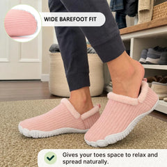 Nook – Cozy Fleece-Lined Barefoot Slipper, Non-Slip for Indoor & Outdoor