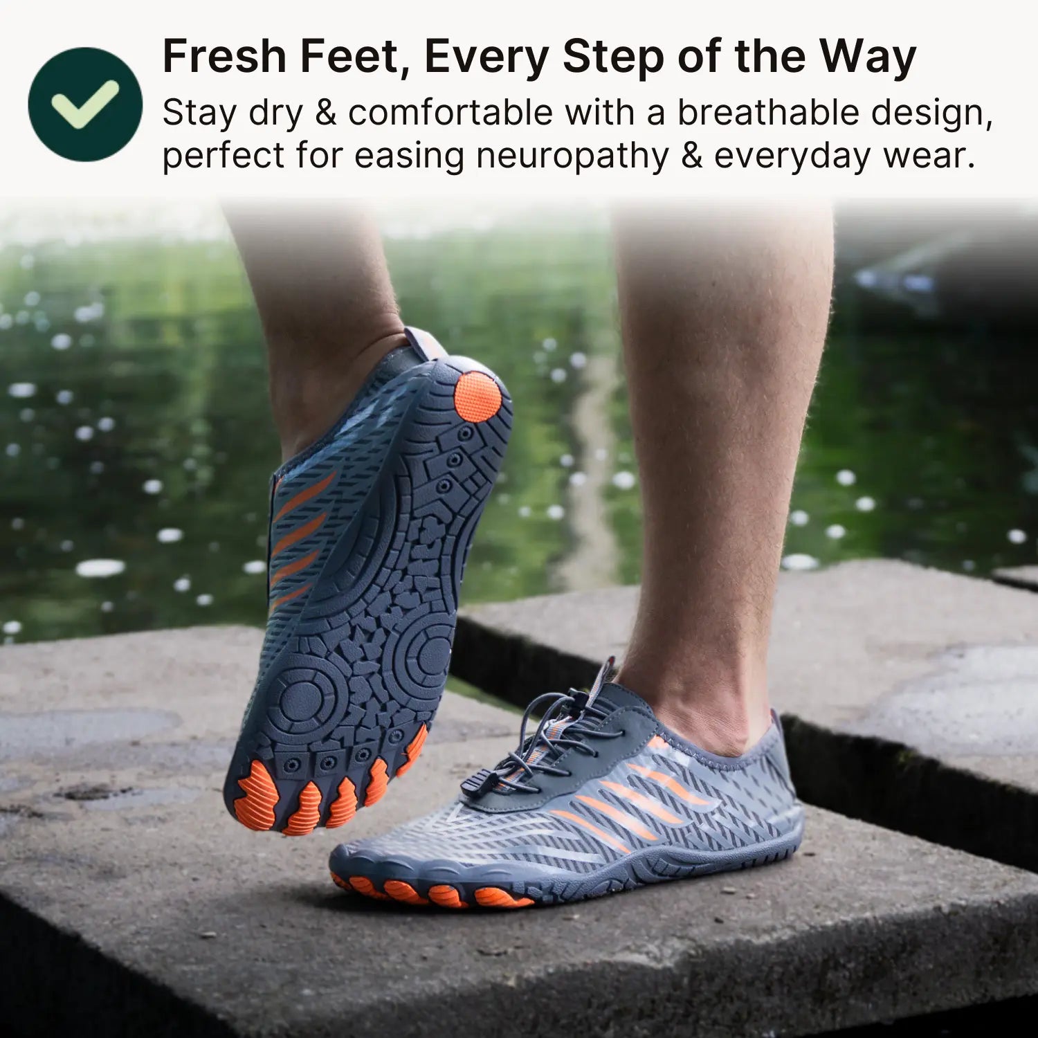 Swim Shoes Men Water Shoes For Men Barefoot Beach Shoes Breathable