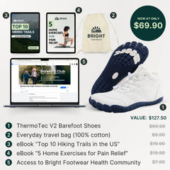 ThermoTec V2 - Premium water-repellent barefoot shoes