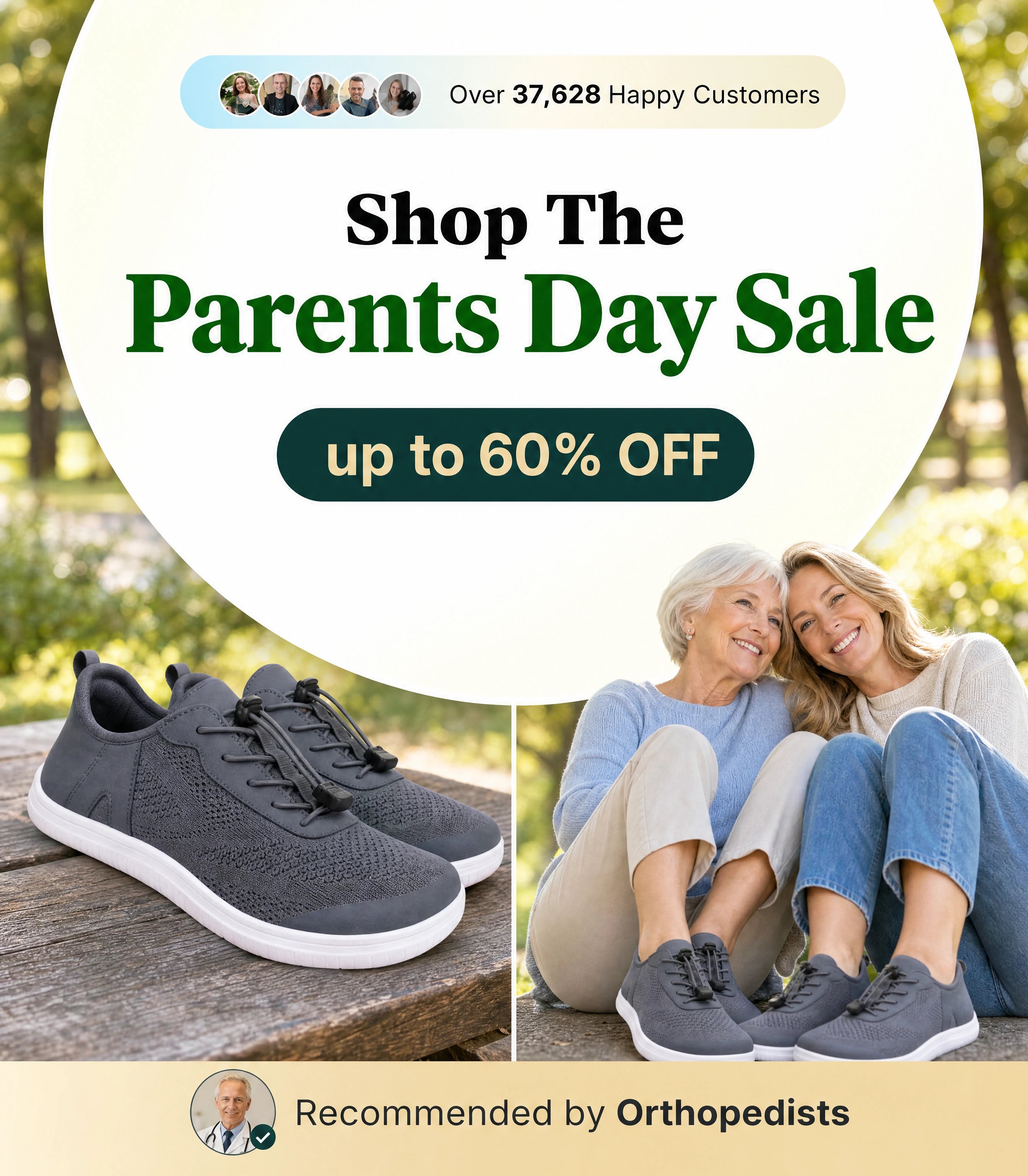 Bright Footwear Parents Day Sale Bestseller Mobile Banner