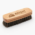 Natural Bristle Shoe Brush – Gentle Dirt Removal, No Scratches